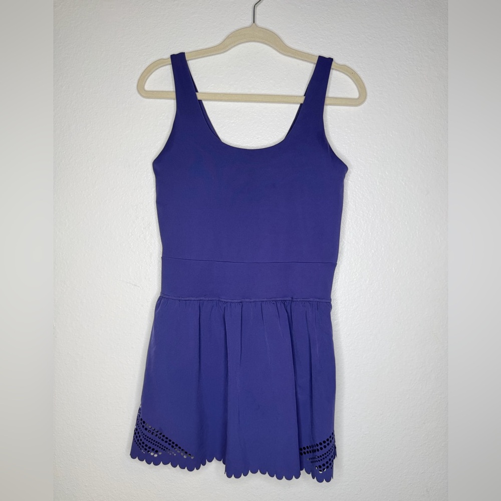 Yogalicious Navy/Purple Tennis Dress Size Medium